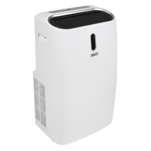 Sealey SAC12000 4-in-1 Portable Air Conditioning Unit with Window Sealing Kit 12,000Btu/hr