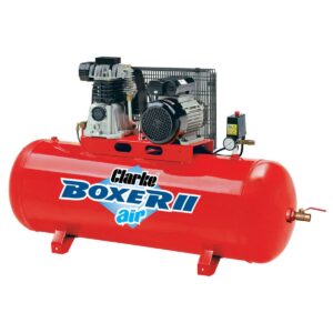 Clarke Boxer 2 14 CFM 200 Litre 3HP Belt Driven Air Compressor 230V