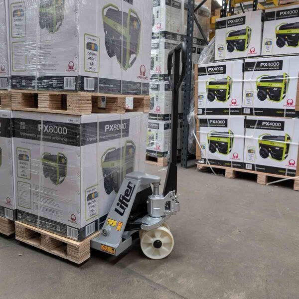 Pramac-GB25-Hand-Pallet-Truck-lifestyle-being-used