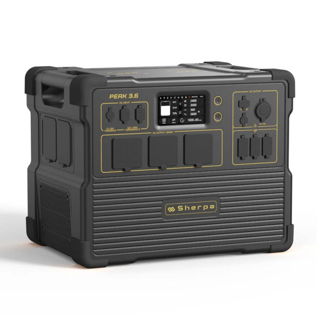 Generators Direct Sherpa 3600W Portable Power Station | Generators Direct