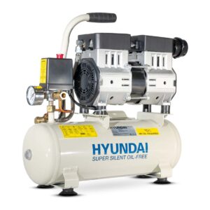 Hyundai HY5508X 0.75HP 8 Litre 4 CFM Oil Free Electric Air Compressor (230V)