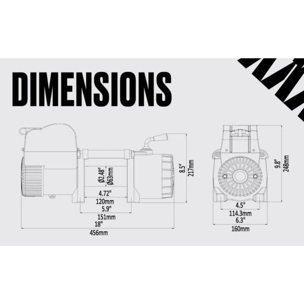 Samurai-9500-Short-Drum-Winch-12v-Synthetic-Rope_002
