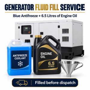 Senci 1500RPM Generator Antifreeze & Engine Oil Fill Service